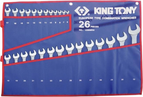 Набор ключей комбинированных KING TONY 1226MRN 26 предметов