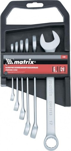 Набор ключей комбинированных MATRIX 15402 6 предметов