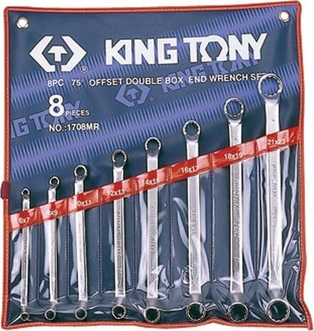 Набор ключей накидных KING TONY 8 предметов 1708MR [1708MR]