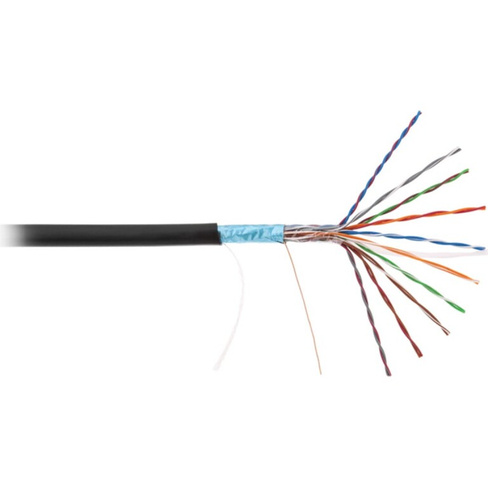 Одножильный кабель NETLAN EC-UF010-5-PE-BK-3