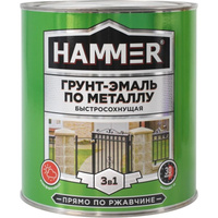 Грунт-эмаль по металлу Hammer ЭК000125864