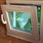 Окно деревянное для бани 500х400 мм