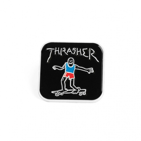 Значок THRASHER Gonz Label Pin 2023 Thrasher