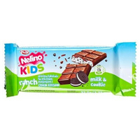 Шоколад Нелино Nelly Nelino KIDS Ranch Milk & Cookie, 44 шт по 32 г