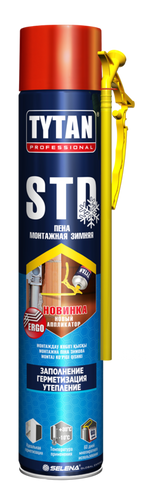 Tytan Professional STD пена монтажная всесзонная ЭРГО 750 мл