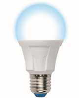 Лампа светодиодная груша 18W Uniel A60 Е-27 6500K белый свет UL-00005038