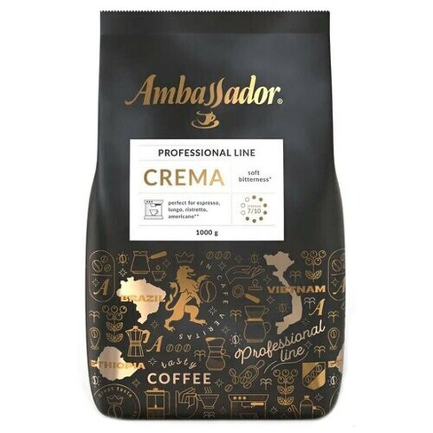 Кофе в зёрнах Ambassador Crema