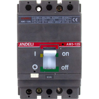 Автоматический выключатель ANDELI AM3-125S
