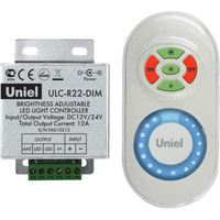 Контроллер для управления яркостью светодиодных источников света Uniel ULC-R22-DIM White