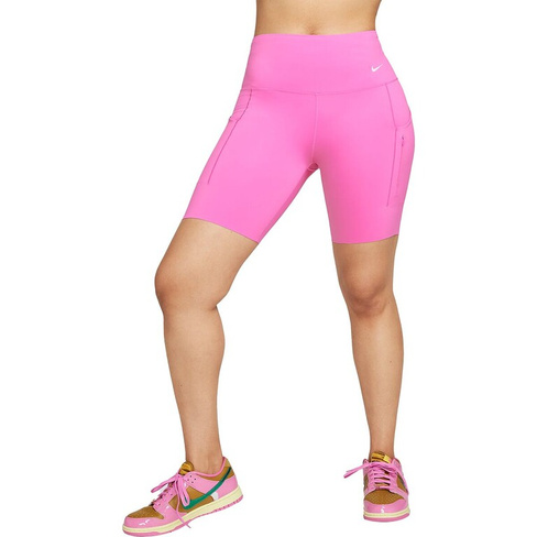 Короткие кроссовки dri-fit go hr 8 дюймов Nike, цвет playful pink/black