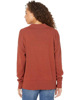 Свитер Elliott Lauren Cotton Cashmere Deep V Polo Sweater, цвет Copper