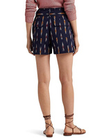 Шорты LAUREN Ralph Lauren Geo-Motif Belted Jacquard Shorts, цвет Navy Multi