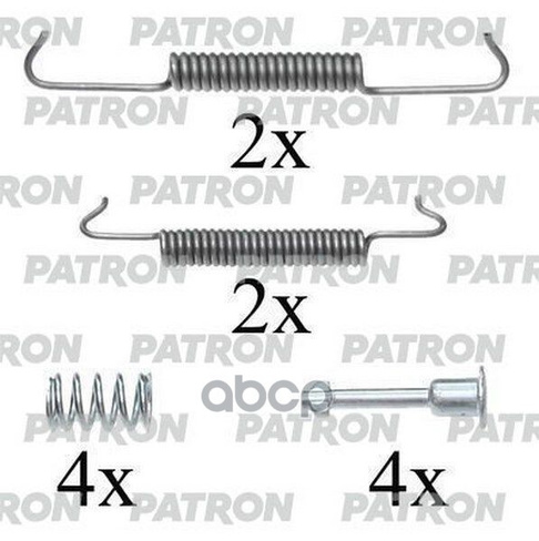 Комплект Монтажный Тормозных Колодок Барабанных Citroen: Evasion 94-02, Fiat: Ulysse 94-02, Lancia: Zeta 95-02, Peugeot: