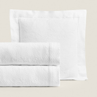 Покрывало Zara Home Jacquard, белый