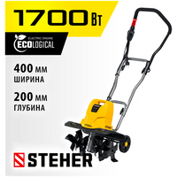 STEHER 1700 Вт, 400 мм ширина обработки, 1 скорость, культиватор электрический EK-1700 Steher