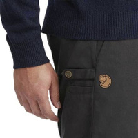 Длинные зауженные брюки Sormland мужские Fjallraven, темно-серый