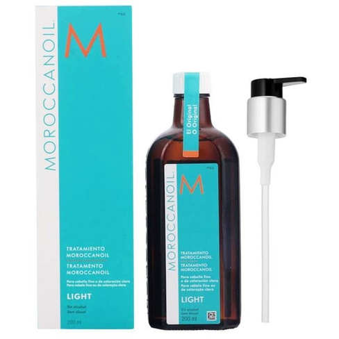 Натуральное аргановое масло для тонких и нежных волос 200мл MoroccanOil Oil Treatment Light