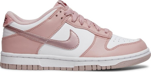 Кроссовки Nike Dunk Low GS 'Pink Velvet', розовый