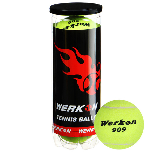 Набор мячей для большого тенниса werkon 909, 3 шт. No brand