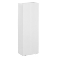 Шкаф 2х ств кеос с выдвижной штангой, 600х400х1800, белый Клик Мебель