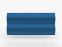 Сайдинг Бревно Premium 0.47-0.5 мм RAL 5015 Небесно-синий СТАН