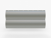 Сайдинг Бревно Premium 0.47-0.5 мм RAL 7047 Телегрей 4 СТАН