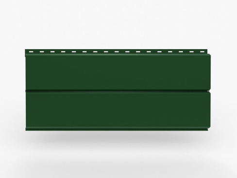 Сайдинг «Софит» с перфорацией замка 0.47-0.50 мм RAL 6002 Зеленый лист СТАН