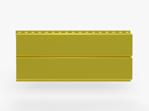 Сайдинг «Софит» с перфорацией замка Premium 0.47-0.5 мм RAL 1018 Желтый СТАН