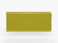 Сайдинг «Софит» с перфорацией замка Premium 0.47-0.5 мм RAL 1018 Желтый СТАН