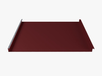 Фальцевая кровля Панель без ребер жесткости 0.47-0.50 мм RAL 3011 Красно-коричневый СТАН