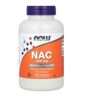NAC 600 mg (N-Ацетилцистеин) 250 капс. по 600 мг. Now foods