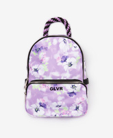 Рюкзак плащевой мягкий с цветочным рисунком мультицвет для девочки Gulliver (One size)