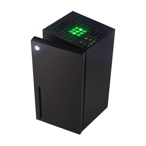 Мини-холодильник Xbox Series X Mini Fridge, черный/зеленый