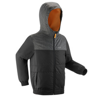 Куртка Quechua SH100 X-Warm зимняя водонепроницаемая для детей 7-15 лет, серый