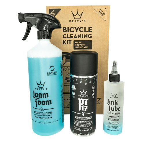 Подарочная коробка - набор для чистки велосипедов - мытье предотвращает смазку PEATY'S, черный