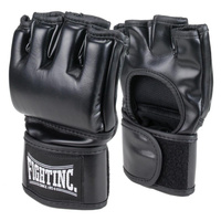Перчатки для ММА Striker БЕЗ большого пальца черные/белые (001) FIGHTINC