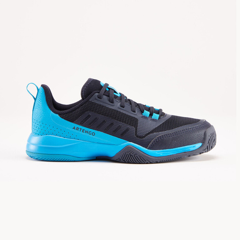 Детская теннисная обувь - TS500 Fast JR Lace Nightsky ARTENGO, черный синий/темно-голубой