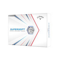 Мячи для гольфа Supersoft 12 штук белые CALLAWAY, белый