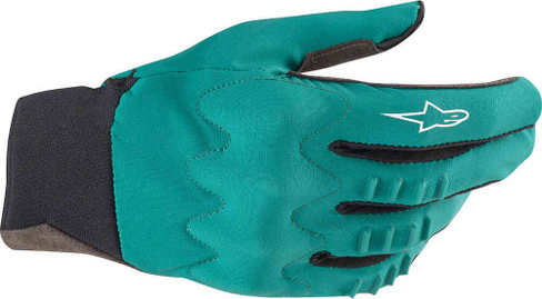 Велосипедные перчатки Techstar Alpinestars, зелено-голубой