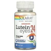 Улучшенная формула лютеина для глаз, 24 мг, 60 вегетарианских капсул, Solaray