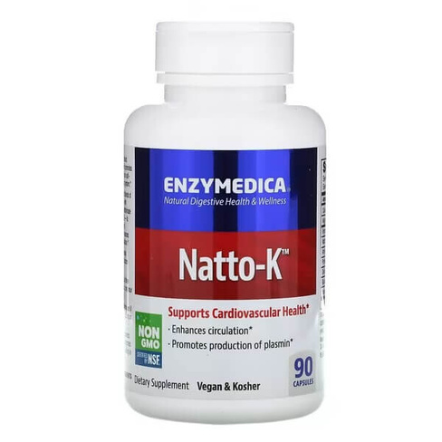 Ферменты Natto-K 90 капсул, Enzymedica
