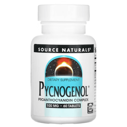 Пикногенол, 100 мг, 60 таблеток, Source Naturals