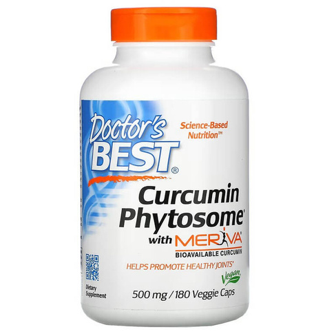 Куркумин Phytosome Doctor's Best с Meriva, 500 мг, 180 капсул
