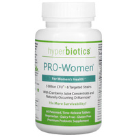 Hyperbiotics, PRO-Women, 5 млрд КОЕ, 60 таблеток постепенного высвобождения