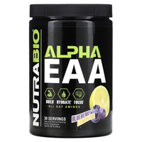 Спортивное Питание NutraBio Labs Alpha EAA, черничный лимонад, 395 г