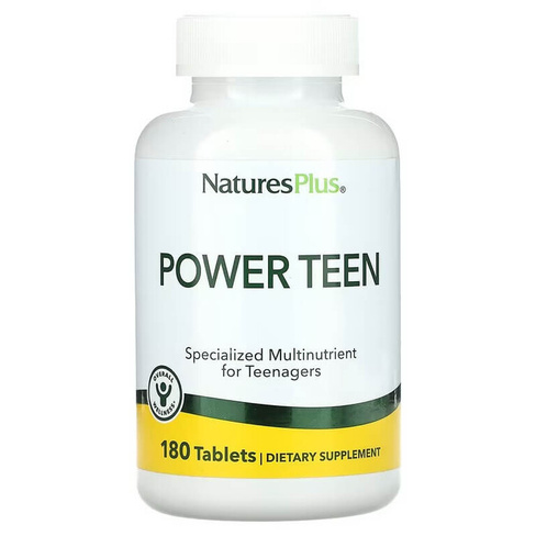 Мультивитамины для подростков NaturesPlus Power Teen, 180 таблеток