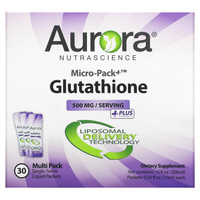 Глутатион Aurora Nutrascience, 30 пакетиков по 10 мл