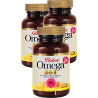 Пищевая добавка Balen Омега 3-6-9 1585 мг, 3 упаковки по 100 капсул
