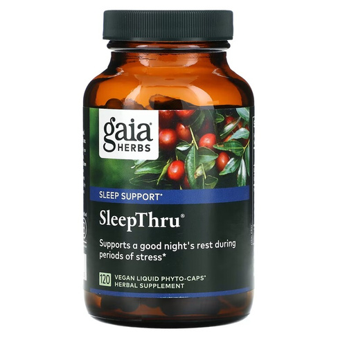Пищевая добавка Gaia Herbs SleepThru, 120 веганских жидких фито-капсул