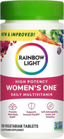 Мультивитамины для женщин Rainbow Light High Potency Immune Support Non-GMO Vegetarian, 150 таблеток